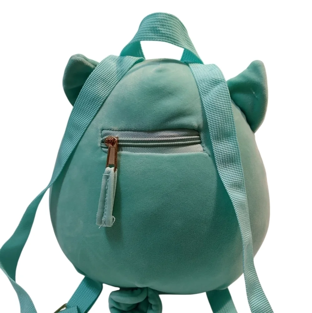 Squishmallow Winston The Owl Backpack for Kids - Teal and Cream